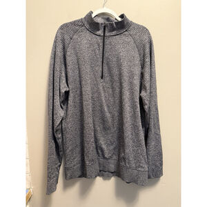 Lululemon Sweater Engineered Warmth Half Zip Pullover Vapor Gray Men’s Size XL